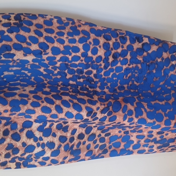 Angel Biba NEW Size 6 Dress Blue Tan RRP $69 - Picture 3 of 10